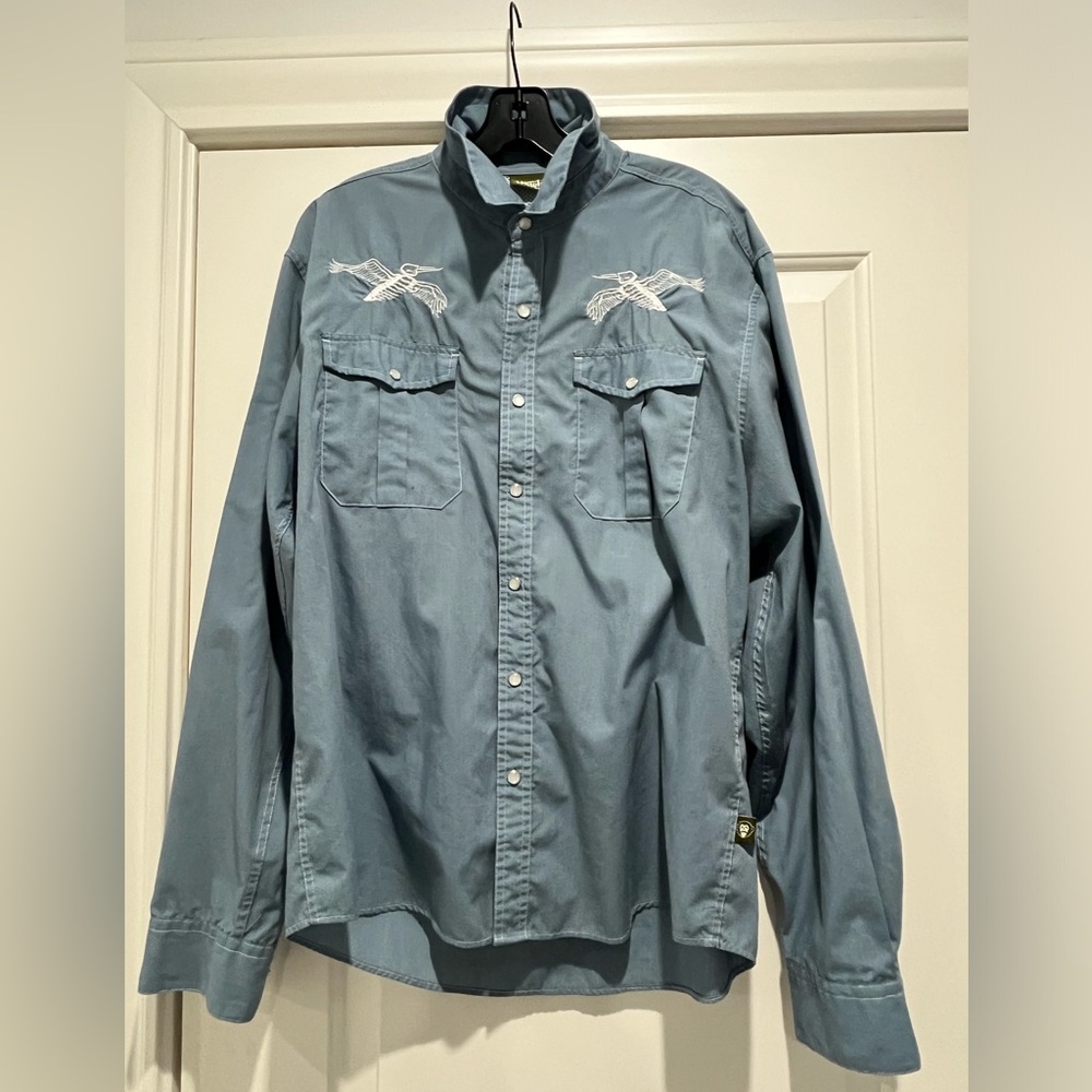 Howler bros Guacho Pearl snap shirt